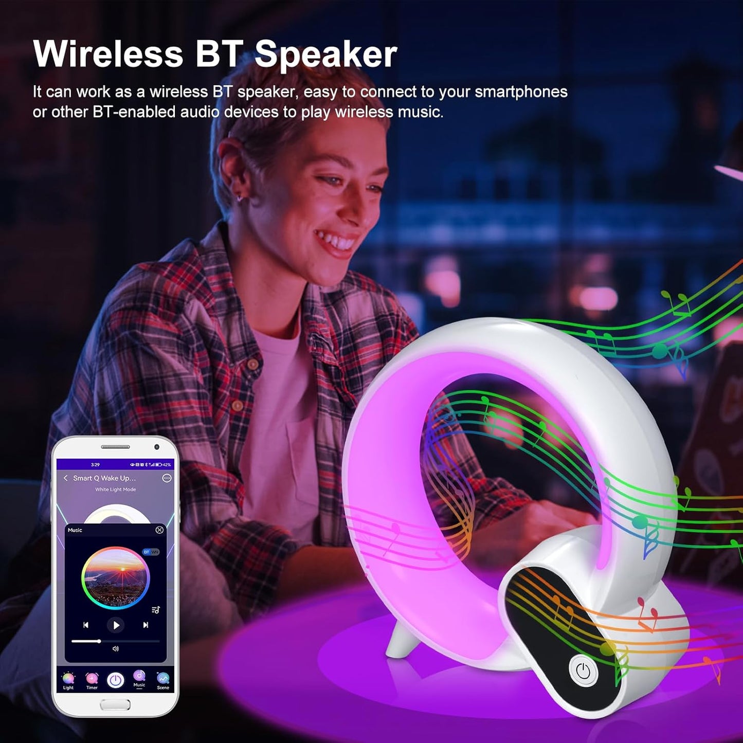 Vivreé™ Light  Speaker – Smart Bluetooth Lamp