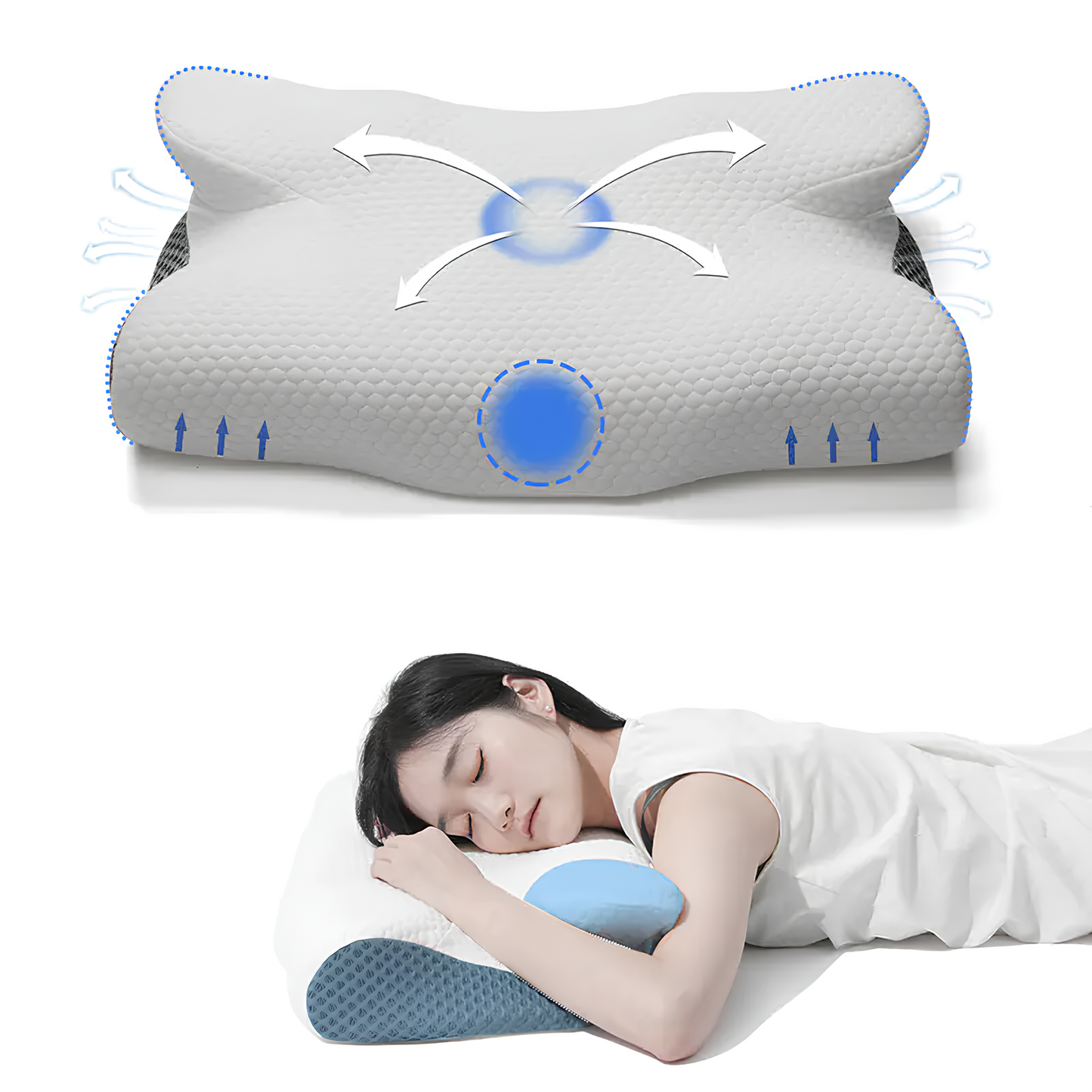 Vivreé™ Side Sleep – Memory Foam Pillow